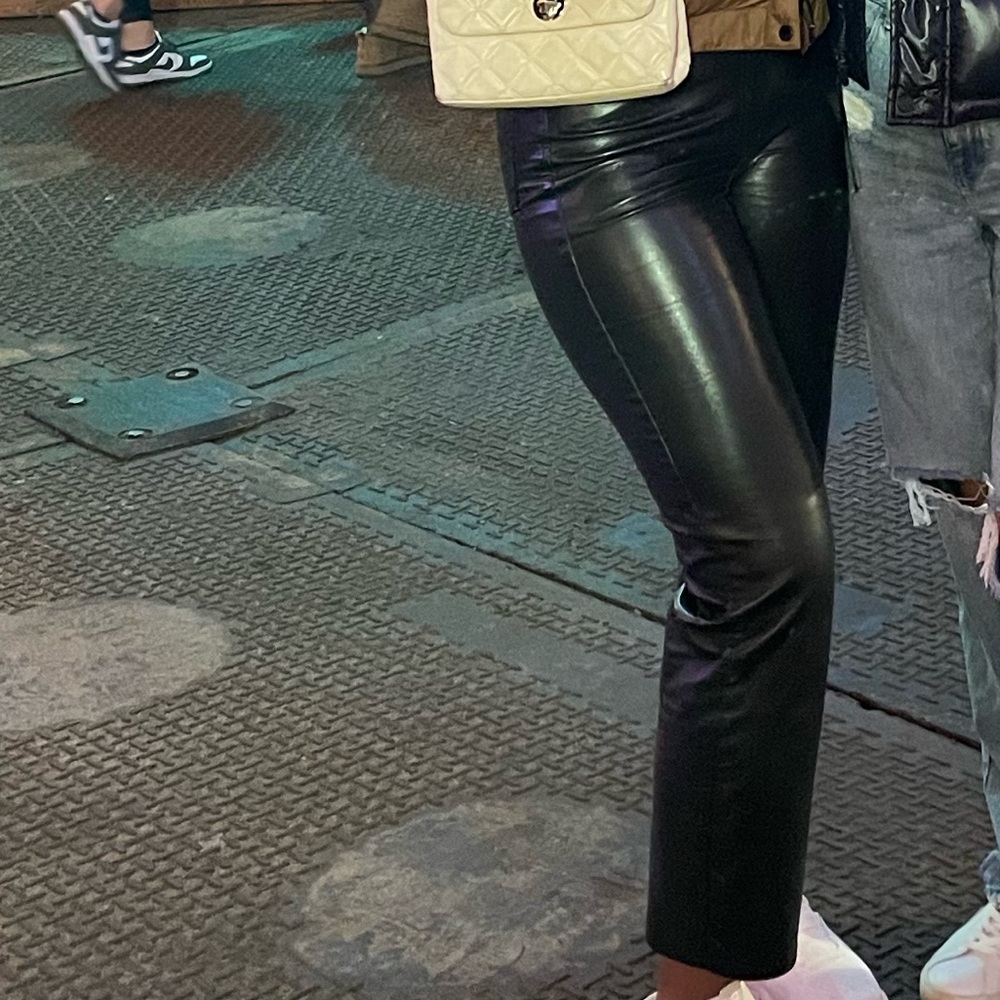 Abercrombie & Fitch Black Leather Pants